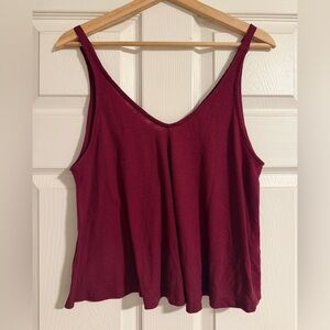 Free People Burgundy Camisole